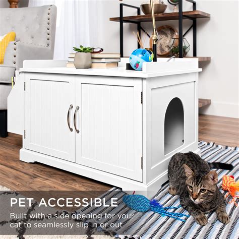 metal litter box enclosure|best wooden litter box enclosure.